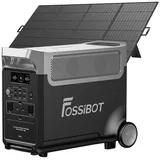 Fossibot Stromerzeuger F3600 PRO 3840Wh LiFePO4-Akku, 3600W AC-Ausgang, Tragbares Kraftwerk, (2-tlg), 13 Ausgangsanschlüsse, LCD-Bildschirm, mit Rollrädern
