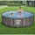 BESTWAY Steel Pro Max Frame Pool Set 366 x 100 cm holzoptik inkl. Filterpumpe