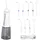 Adler EUROPE AD 2185 Kabellose Munddusche, 10 Aufsätze, 5 Reinigungsmodi, 30–150 PSI Druck, 350 ml Wassertank, USB-C-Ladefunktion