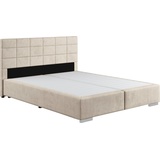 Cotta Boxspringbett »Simba«, (platinum) - 72384208-0 Struktur fein Polyester ohne Matratze,