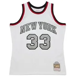 Mitchell And Ness  T-Shirt Nba Cracked Cement Swingman Jersey Knicks 1991 Patrick Ewing  in Weiss, EU L