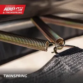 Berg Toys BERG Trampolin Elite Regular 430 grau Levels + Netz Deluxe XL