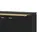 Quartier Kommode Norica 110,4 x 87,3 x 40 cm Schwarz