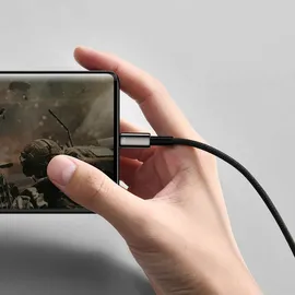 Baseus Tungsten Gold Kabel USB-A - USB-C 100W 1m Schwarz