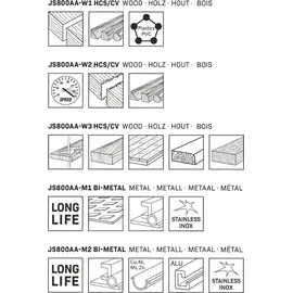 VONROC Stichsäge elektrisch 550W - Pendelhubstichsäge mit Staubabsaugung,