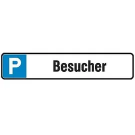 SafetyMarking® Parkplatzschild P Besucher 52 x 11 cm Aluminium