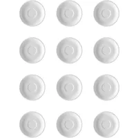 Kaffee-/Tee-Untertasse 14 cm - THOMAS TREND - Dekor Weiß - 12 Stück