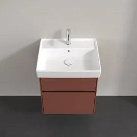Villeroy & Boch Waschtischunterschrank 2 Auszüge 51 x 54,6 x 41,4 cm Wine Red