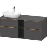 Duravit D-Neo Konsolenwaschtischunterbau wandhängend Graphit Matt 1400x550x664 mm à DE4970L04490000, DE4970L04490000