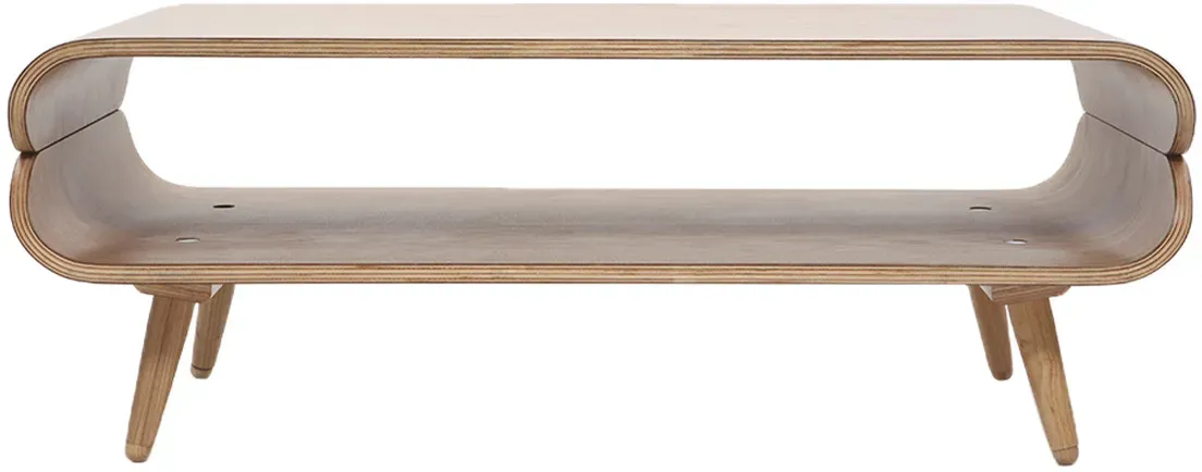 Table basse rectangulaire scandinave bois clair L118 cm TAKLA