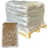 Hartholz Pellets 6 mm 100% Eiche, 480 kg Palette mit 32 Säcken zum Heizen, Heizpellets, Holzpellets