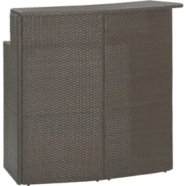 vidaXL Gartenbar-Set 3-tlg. Braun