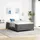 vidaXL Boxspringbett 160 x 200 cm Hellgrau