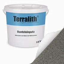 Terralith Buntsteinputz Mosaikputz 2mm 14 kg Grau