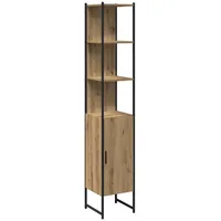 VidaXL Badschrank Artisan Eiche 33x33x185,5 cm Holzwerkstoff