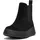 FitFlop F-Mode Suede Flatform Chelsea Boots schwarz 40