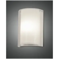 Fabas Luce Maribel Wandleuchte E27 1X40W Metall glas - und Methacrylat Transparent
