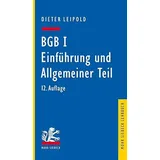 Mohr Siebeck BGB I: Einführung und Allgemeiner Teil