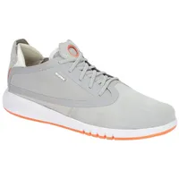 GEOX Herren Veloursleder-Aerantis-Trainer Grau 43 EU