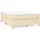 vidaXL Boxspringbett 140 x 200 cm Creme