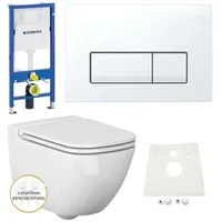 Geberit Vorwandelement Ference WC spülrandlos Komplettset Delta51