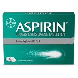 Aspirin 500 mg 8 St