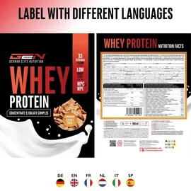 German Elite Nutrition Whey Protein Zimt Pulver 1000 g