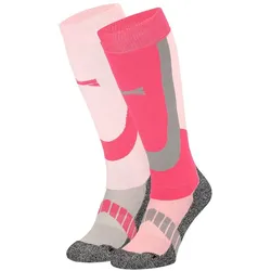 Skisocken / Snowboardsocken 2er-pack Damen - Merinowolle - Rosa 39/42