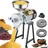 Vevor Getreidemühle Gewürzmühle 3 kW, kommerzielle Maismühle mit Trichter, Pulvermaschine mit einstellbarer Stärke, Hochleistungs-Futtermehl-Müslimühle Weizenmühle Trocken- und Nassmühle 50 kg/h