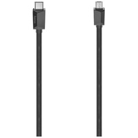 Hama USB-C-Kabel, USB-C-Stecker auf Micro-USB-B-Stecker, USB 2.0, 480 Mbit/s, 0,75 m