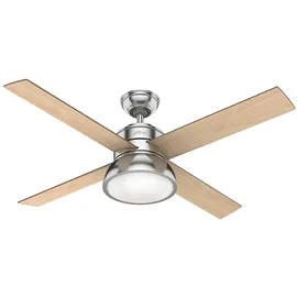 Hunter Loki 132,1 cm Deckenventilator Nickel
