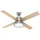 Hunter Loki 132,1 cm Deckenventilator Nickel