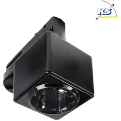 Deko-Light 3-Phasen Steckdosenadapter D LINE, schwarz D-710026
