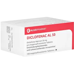 DICLOFENAC AL 50 magensaftresistente Tabletten 100 St