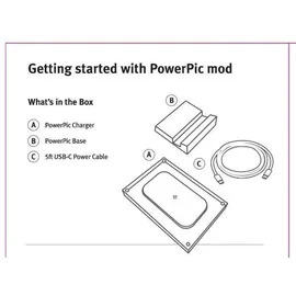 Twelve South PowerPic Mod Black Gut - Schwarz