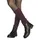 LAVANA Stulpensocken Damen 1x weinrot, 1x anthrazit meliert Gr.