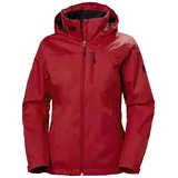 HELLY HANSEN Crew Hooded Midlayer Jacket, Rot, L