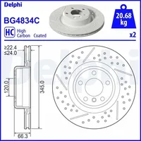Delphi Bremsscheibe BG4834C