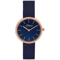 s.Oliver Uhr Moderne Uhr blau