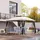 Outsunny Gartenpavillon 2,99 x 2,99 m Beige