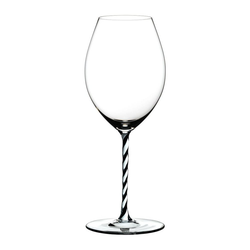 RIEDEL Glas Rotweinglas Fatto A Mano Old World Syrah B&W Twisted, Kristallglas weiß