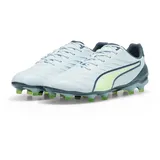 Puma King PRO FG/AG Soccer Shoe, Frosted Dew-Fizzy Apple-Gray Skies, 41