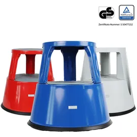 Dönges Rollhocker Metall blau