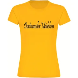 multifanshop Kinder T-Shirt - Dortmund - Dortmunder Mädchen - Druck schwarz - Kind