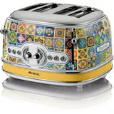 Ariete Vintage 4-Schlitz-Toaster - Positano, Design,