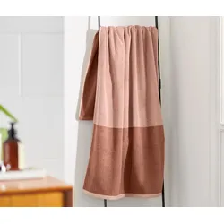 Tchibo - Hochwertiges Jacquard-Badetuch - rostrot