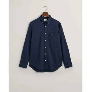 GANT Reg Langarmhemd - Marine - L