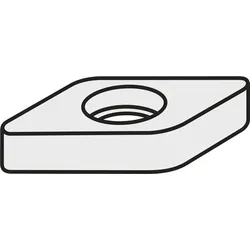 Pramet Wendeplatten-Unterlegscheibe ISO KNN 190412R:GJ11 Brutto-G.12,45g Farbe Silber