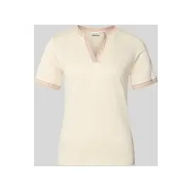 More & More Kurzarmshirt Beige 38