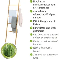 WENKO Handtuchleiter Mod. Bahari Bambus